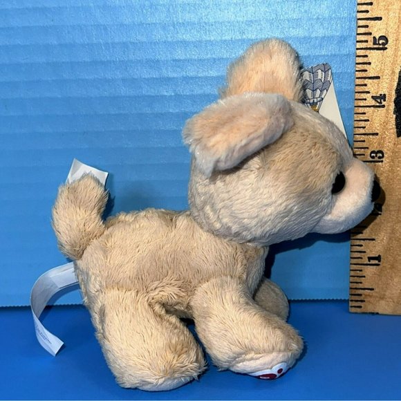 Build A Bear Promise Pets Baby Mini Puppy Dog Tan Chihuahua 5" Plush w/ Tag 2020 - Picture 5 of 10